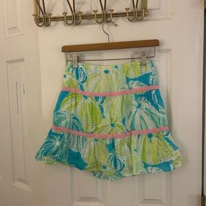 Lilly Pulitzer Blue and Green Skirt